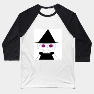 Purple eyes Witch Baseball T-Shirt